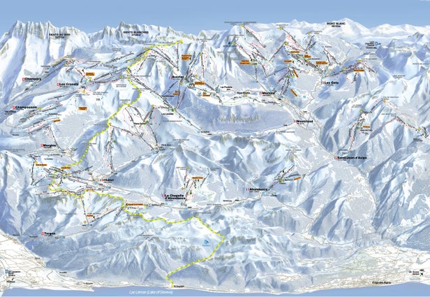 Plan des pistes - Champéry